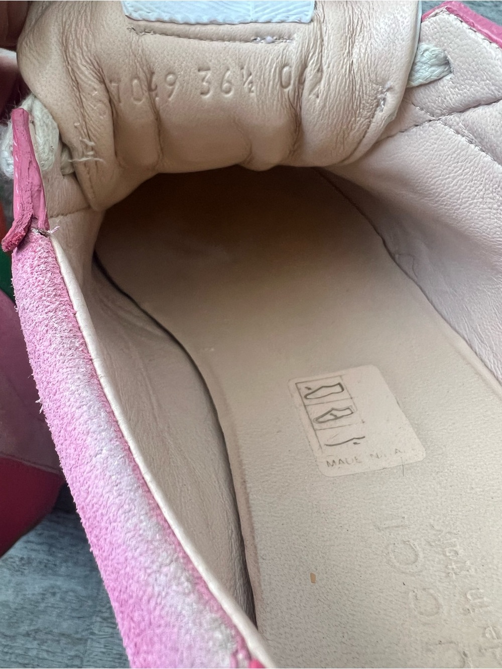 Gucci Web Accent Suede Sneakers - Picture 12 of 13